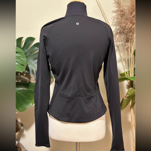 Lululemon Always Alert 1/2 zip fleece long sleeve rulu run crop top - Picture 5 of 10
